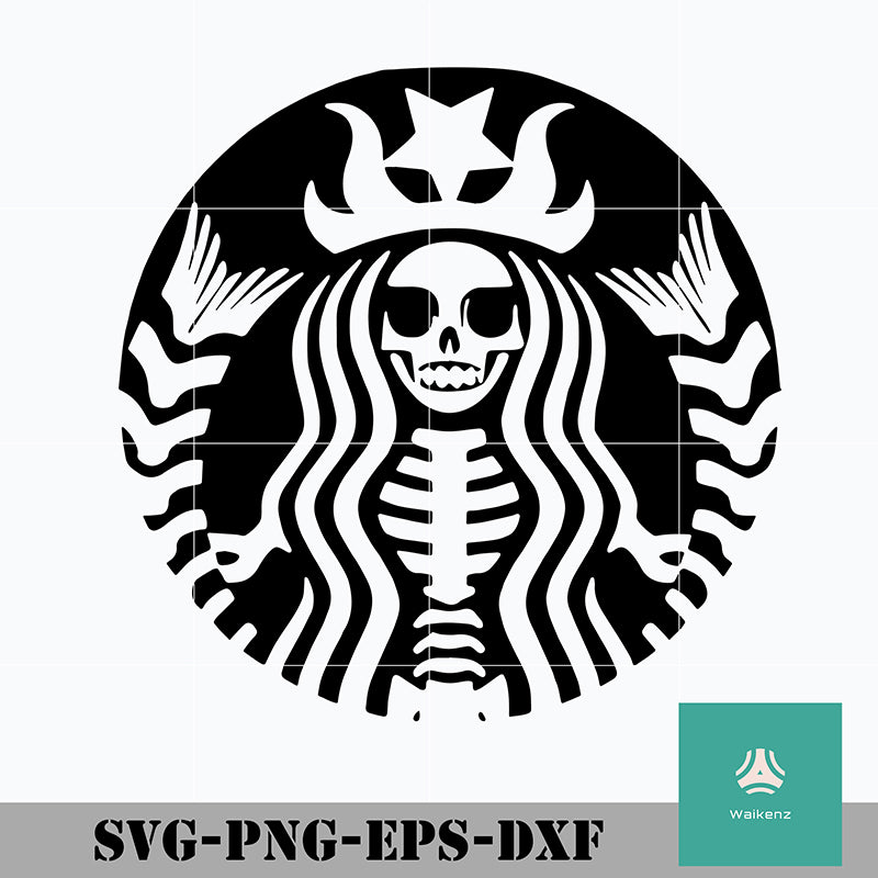 Download Starbucks Skeleton Halloween Svg Halloween Svg Png Dxf Eps Digital Waikenz