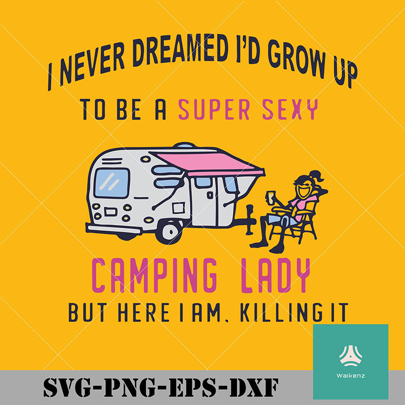 Free Free Camping Lady Svg 854 SVG PNG EPS DXF File