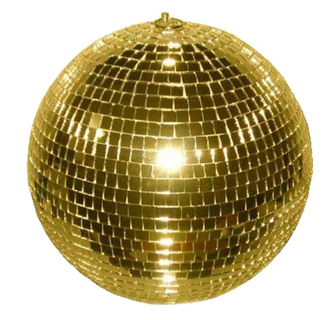 12 INCH GOLD MIRROR REFLECTION DISCO BALL (Sold by the piece) – Novelties  Company