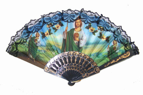 religious hand fans