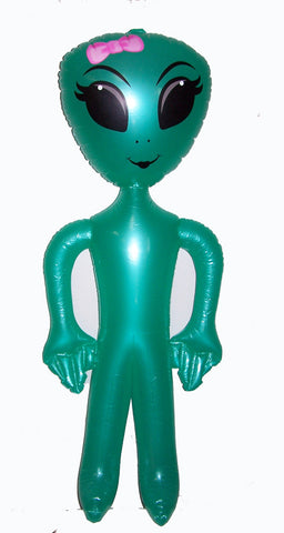 alien blow up toy