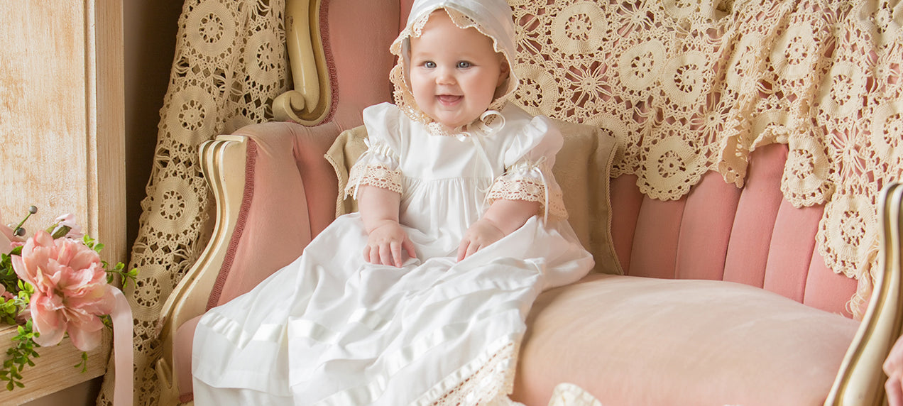 pink christening dresses