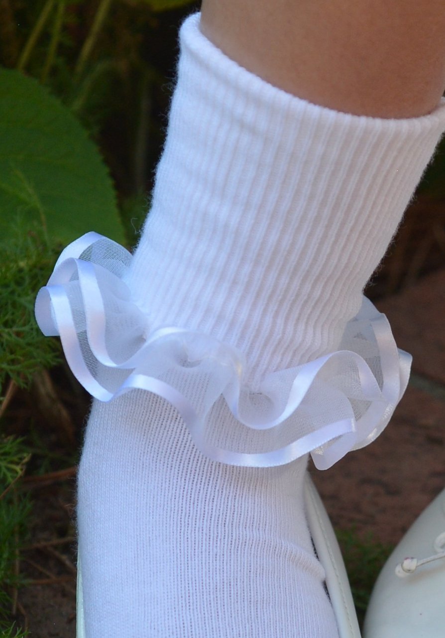 christening socks girl