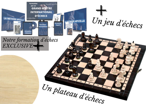 échiquier fantaisie coffet d'échecs