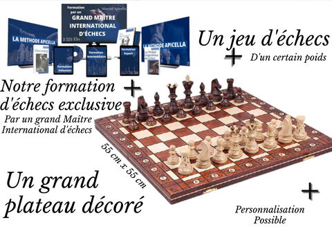 handcrafted chessboard made in europe luxury