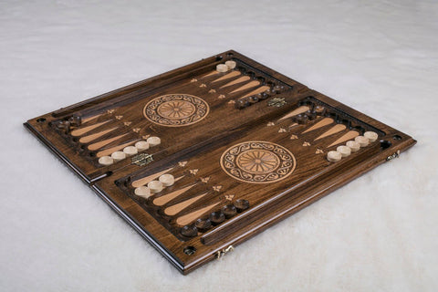 Magnifique Jeu de Backgammon