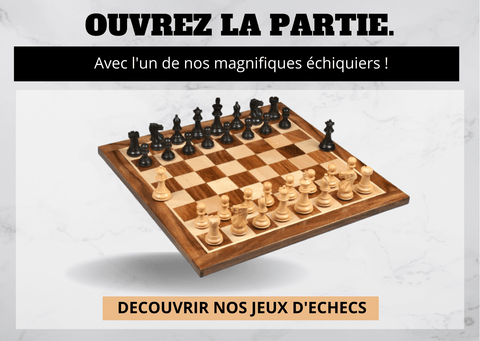 Pièces d'échecs de luxe