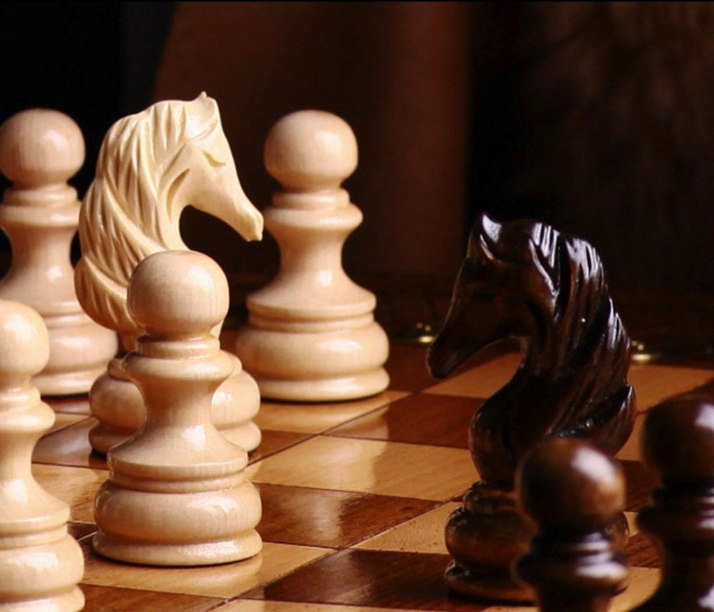 jeu d'échecs en bois de hêtre