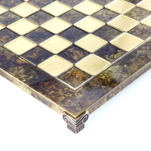 Greek-Look Brass Brass Chessboard