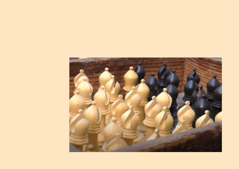 fabriquer pieces d'échecs velours et feutre