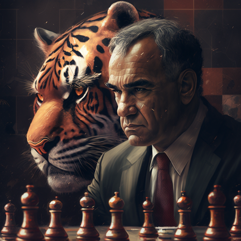Garry Kasparov tigre stratege