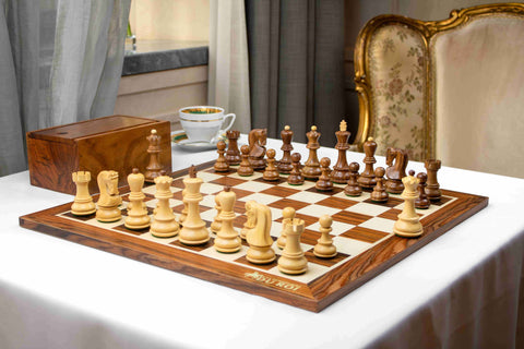 jeu echecs en bois