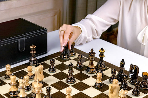 jeux d'échecs en bois de luxe
