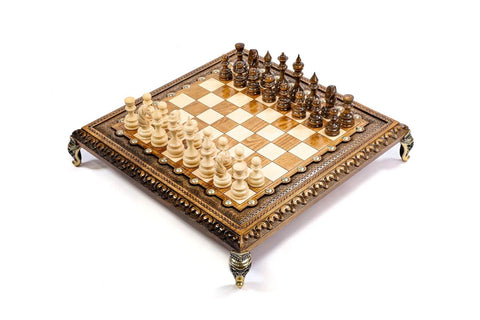 Jeu d'Echecs en Bois Prestigieux