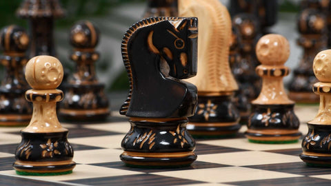 Artisanal Burnt Chess Pieces