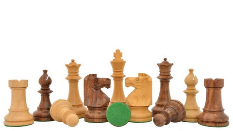 Schachfiguren aus Holz handgeschnitzt ebenholz
