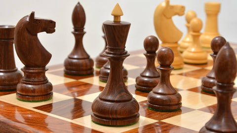 Decorative Sesham Wood Chess Pieces