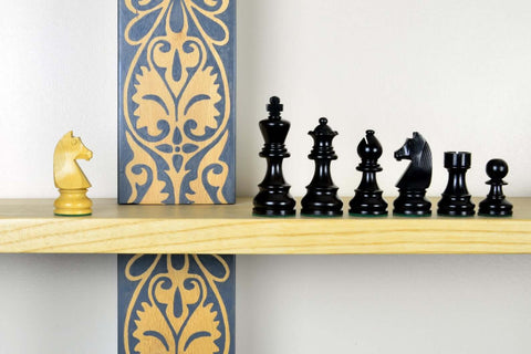 black boxwood chess set satunton tradition