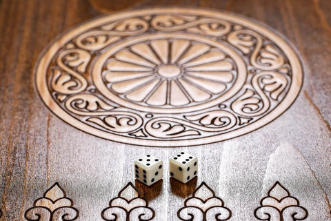 Backgammon dice