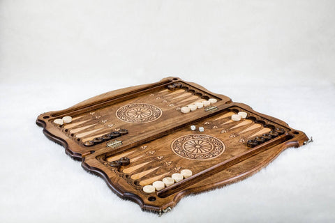 Jeu de Backgammon Cerf de Luxe