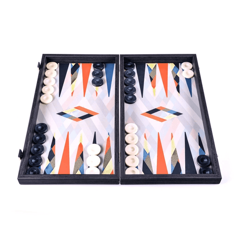 Plateau de Backgammon Multicolore Fabrication Artisanale
