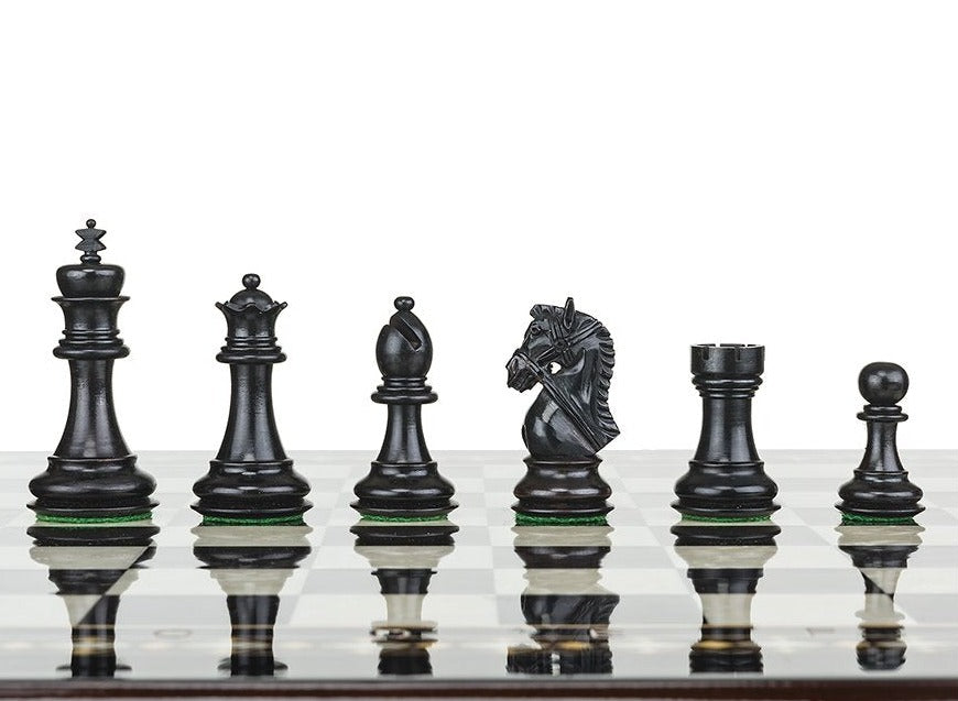 Sesham Wood Black Chess Pieces