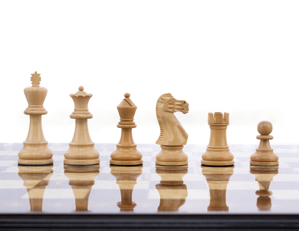 American White Chess Pieces