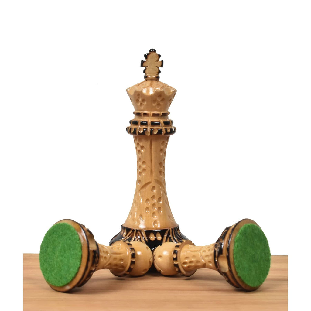 Burnt Luxury Chess Set