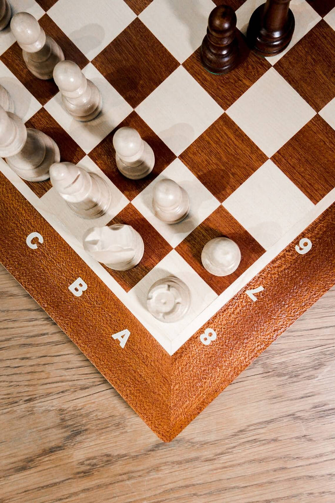 Small Chess Set in Marquetry