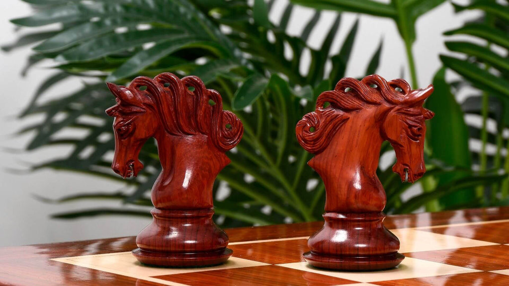 Luxurious Rosewood Chess Pieces