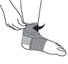 Futuro Ankle For Her Wrap Around Support Step 3