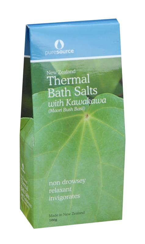 Puresource New Zealand Thermal Bath Salts with Pohutukawa Leaf 100g