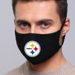 Pittsburgh Steelers NFL Face Mask Cotton Guard Sheild 2pcs