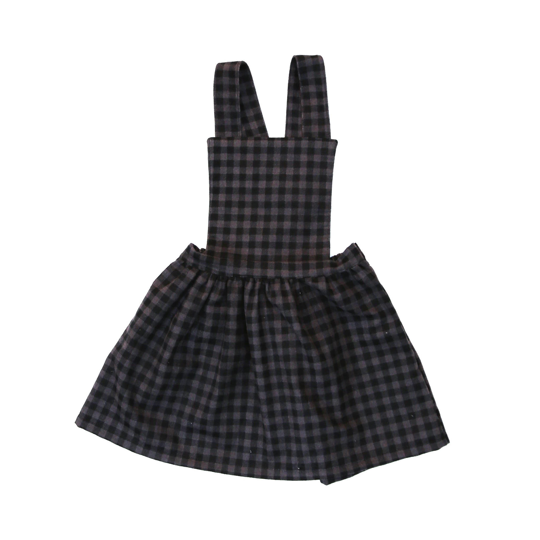 baby tartan pinafore dress