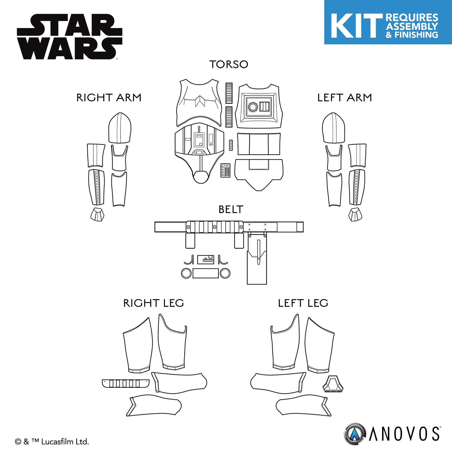 stormtrooper costume kit