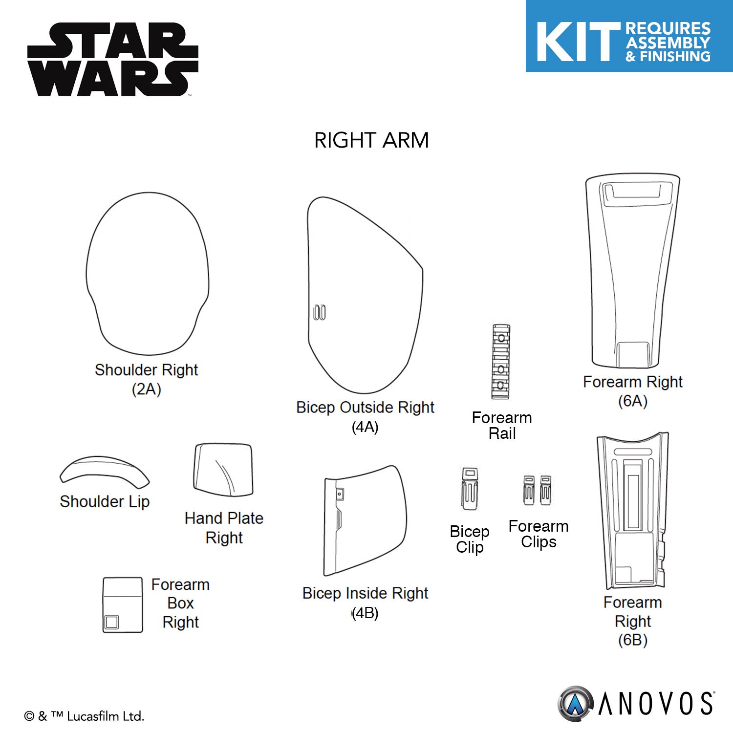 first order stormtrooper armor kit