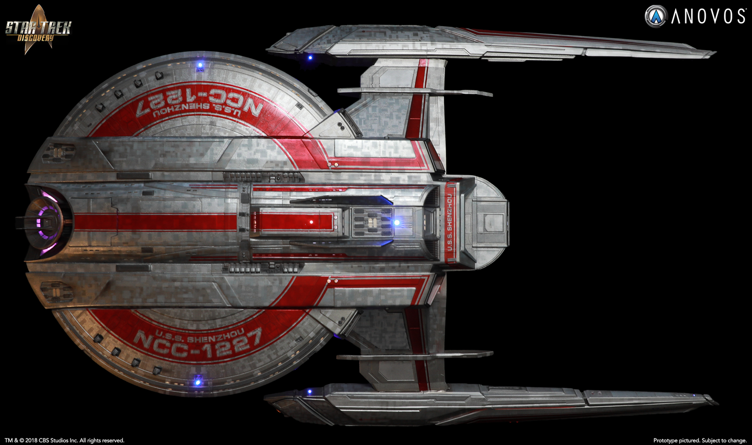 StarTrek #Anovos | #StarTrekDisovery – Your Studio Scale #WalkerClass- USS  Shenzhou NCC 1227…… – Luna Crescent