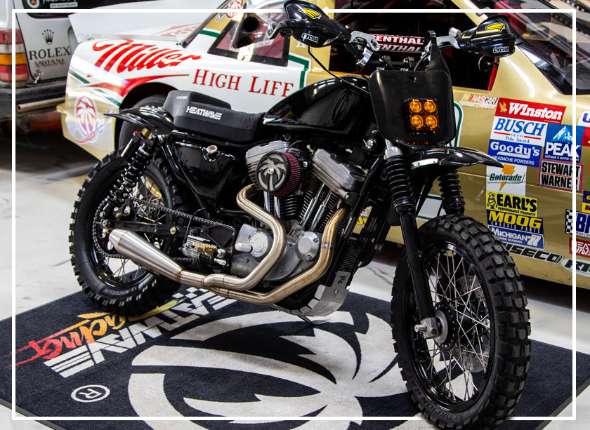 Sporty 13 Build A Harley Davidson Sportster For Desert Racing In 3 W Heat Wave Visual