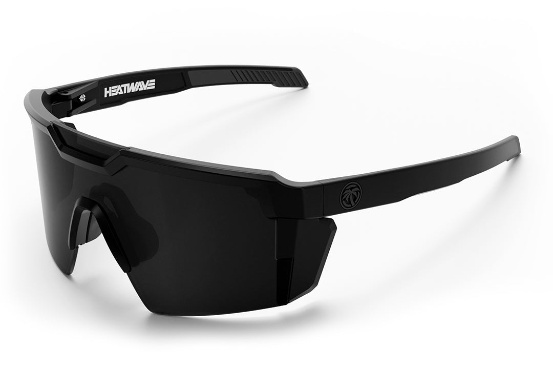 Future Tech Sunglasses: Black Z87+ - Heat Wave Visual