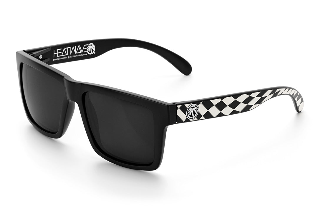 XL VISE SUNGLASSES: Black x Clear Lens - Heat Wave Visual Australia