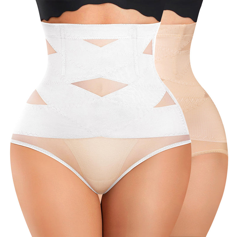 Women High Waist Tummy Control Butt Lifter Shaper Shorts - Nebility