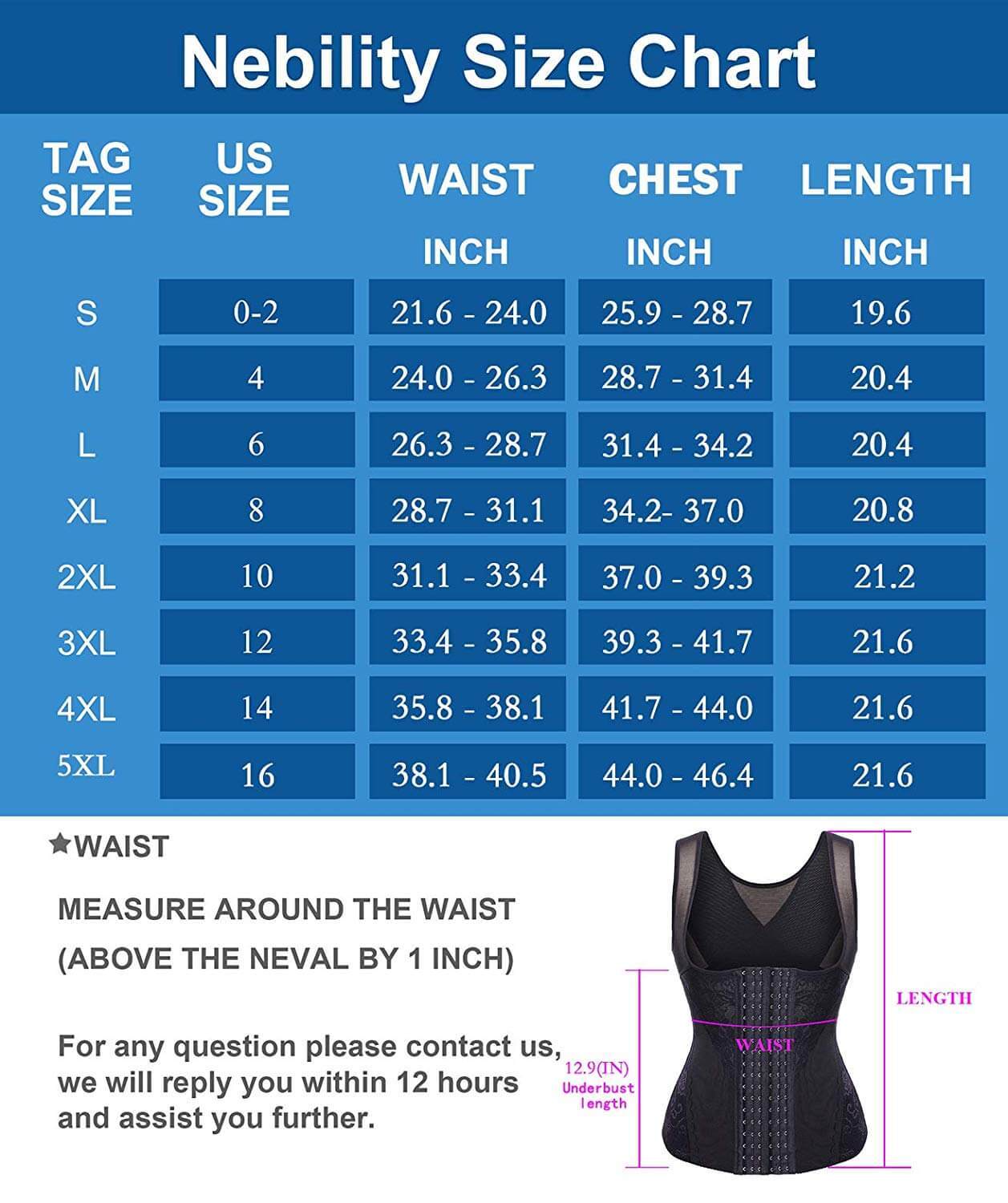 Women Breathable Waist Trainer Corset - Nebility