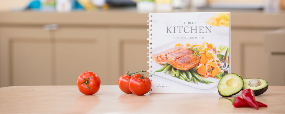 STEP in the Kitchen Cookbook with On-Plan SlimGenics Approved Recipes