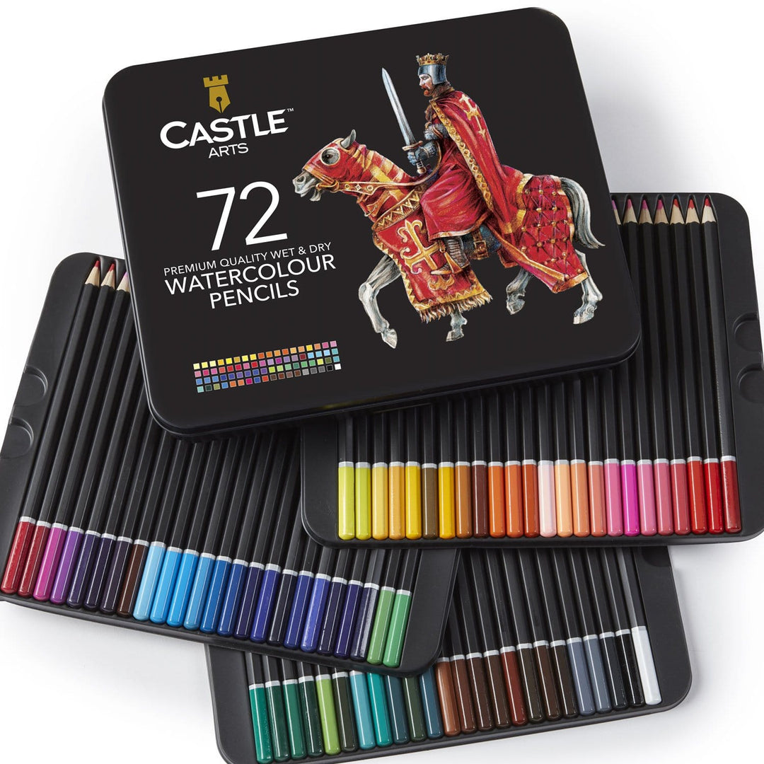 Castle Arts 24 Piece Botticelli Colored Pencil Set in Display Tin