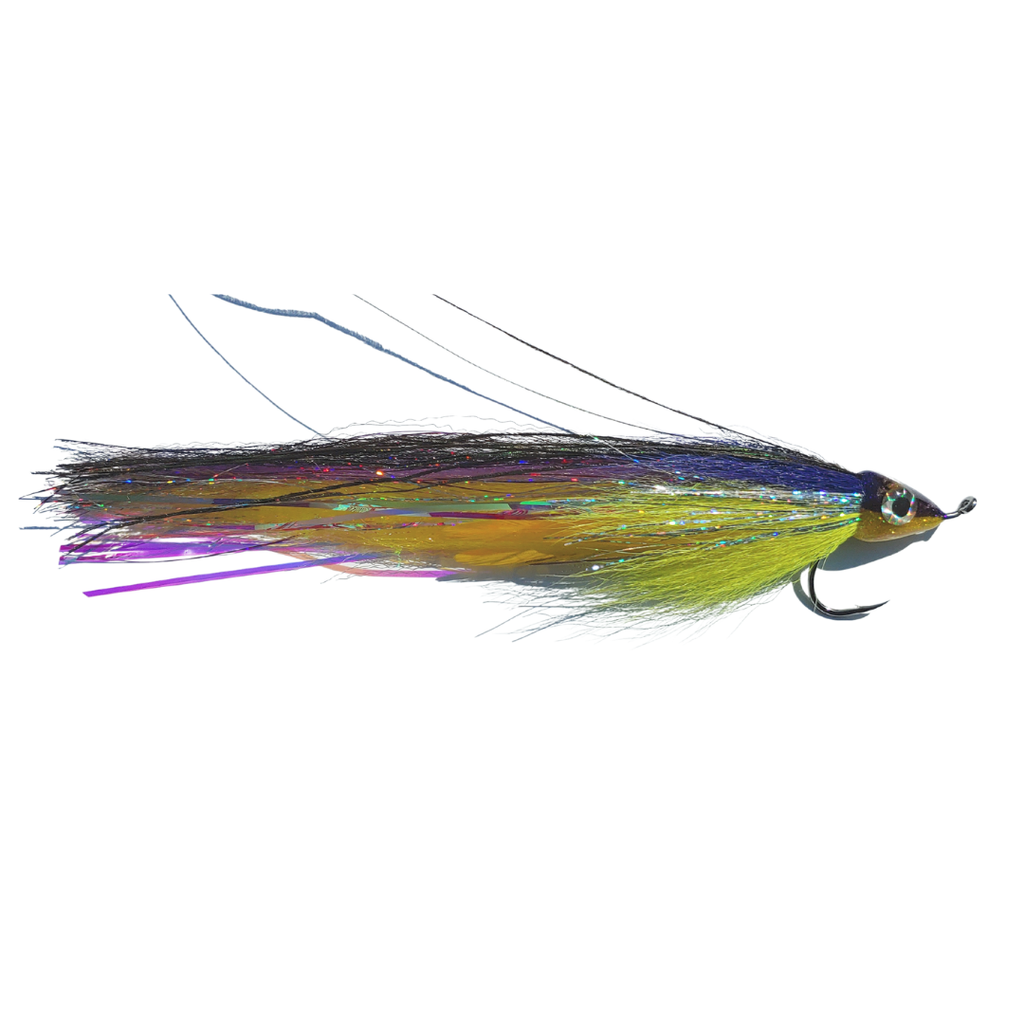 Robrahn's Bluewater - Purple Attractor Fins and Feathers Bozeman
