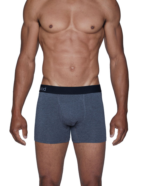 Slim Fit DropTemp Cherry Heather Boxer Brief - Benjamin's Menswear