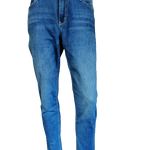 MAC stretch jeans. Blauw gekleurd. Maat W42 - L 32. Skinny