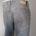 Lerros jeans. Zwart gemêleerd. Maat W33 - L28. Regular waiste. Straight Cut.