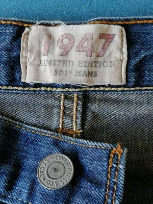 Levi's 501 jeans. 1947 Limited. Colored blue. W32 - L30. | EcoGents