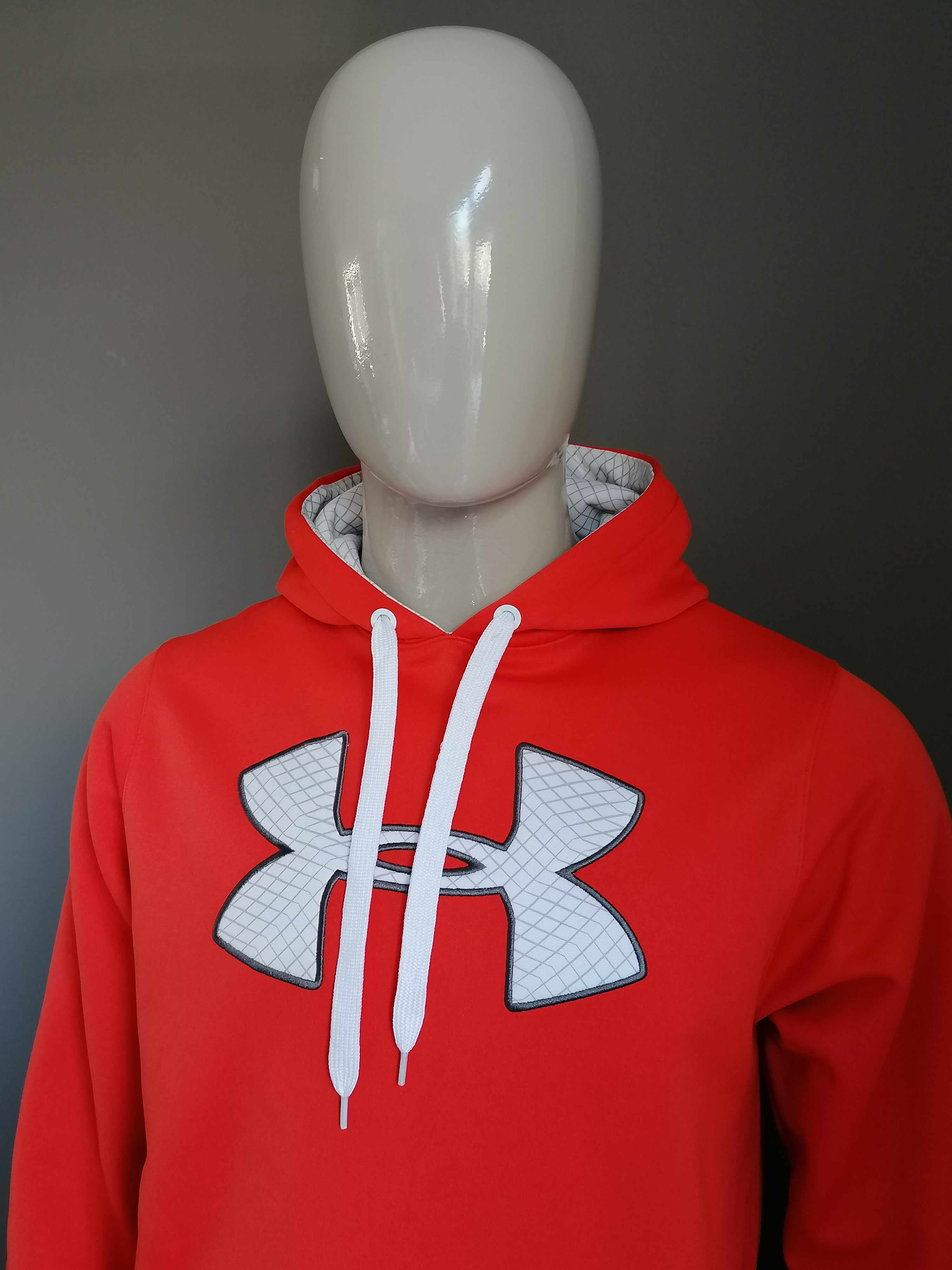 under armour storm hoodie orange